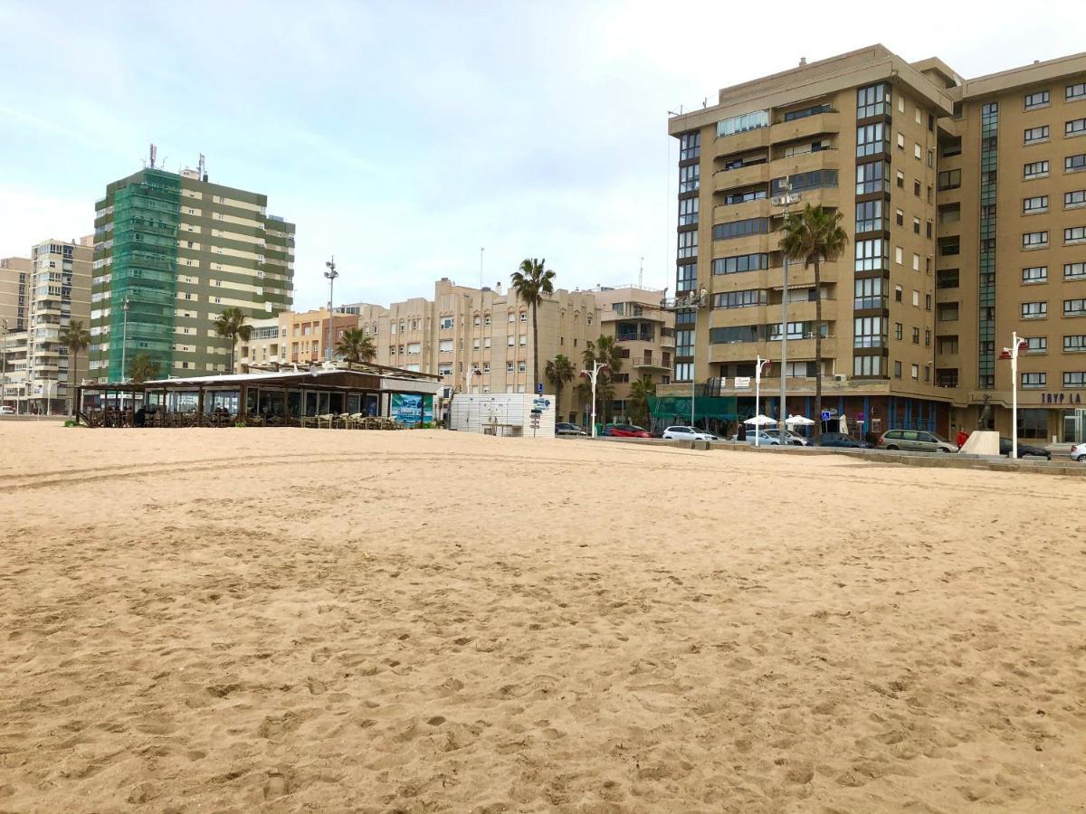 Apartmán Gatu Loft Trip 1ª Linea De Playa, Wifi, Aire Acc Cádiz Exteriér fotografie